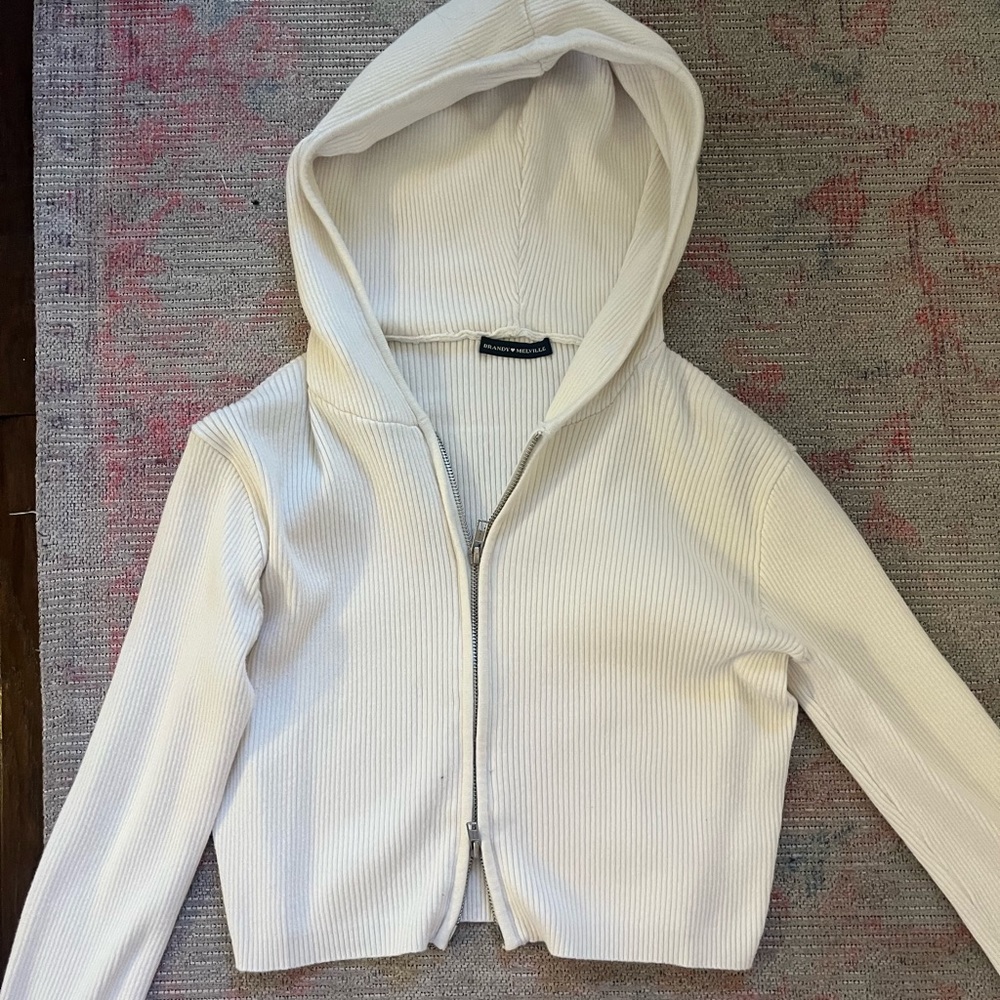 Brandy Melville Arden crop hoodie